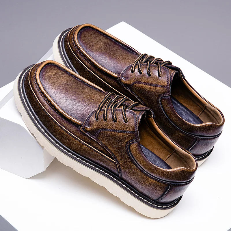 Vélandro - Lyxiga Retro Lädersneakers