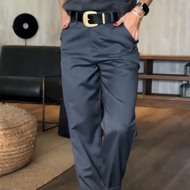 Höga Midja Blazerbyxor – Tidlös Stil för Varje Look