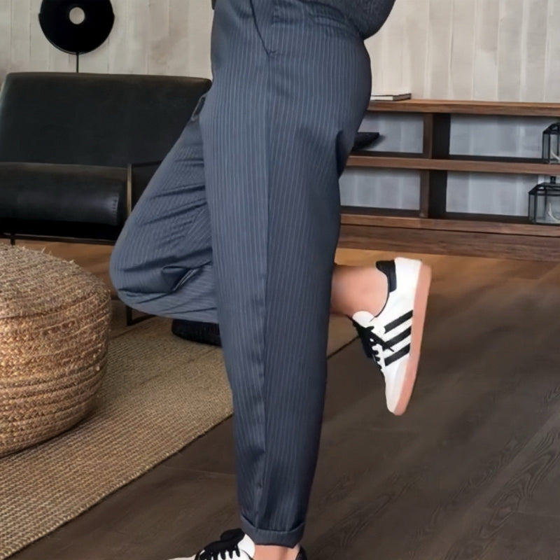 Höga Midja Blazerbyxor – Tidlös Stil för Varje Look