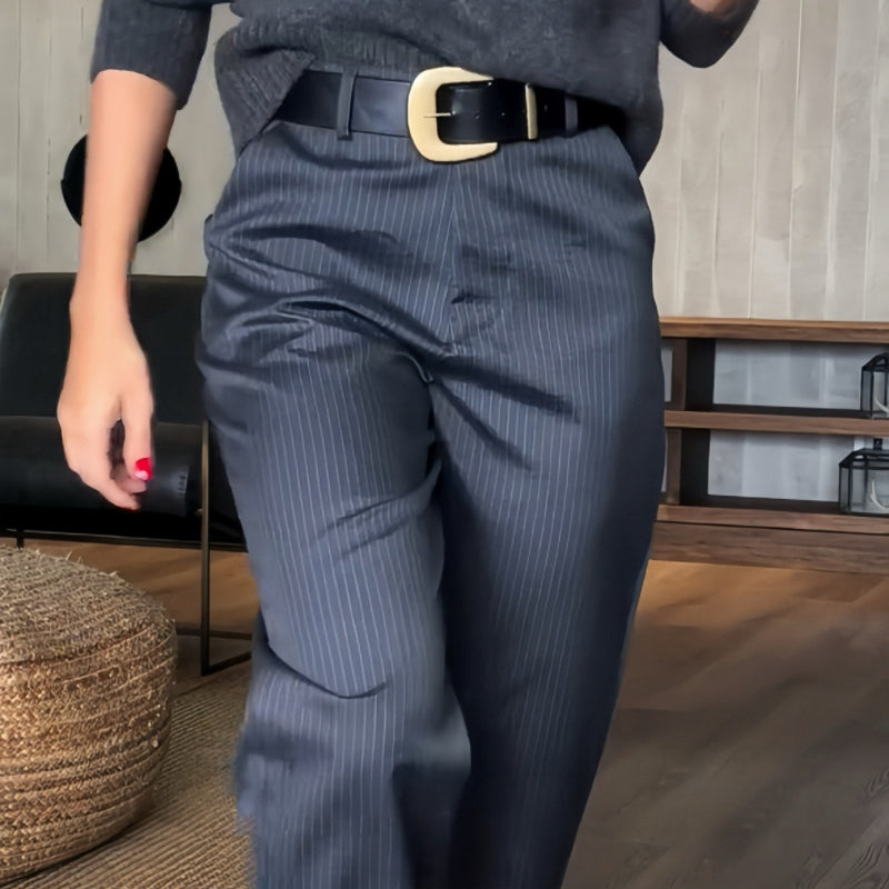 Höga Midja Blazerbyxor – Tidlös Stil för Varje Look