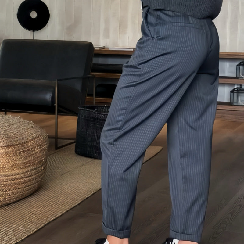 Höga Midja Blazerbyxor – Tidlös Stil för Varje Look