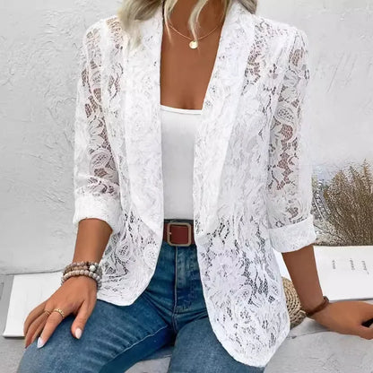 Naemi Blazer – Tidlös elegans i spets