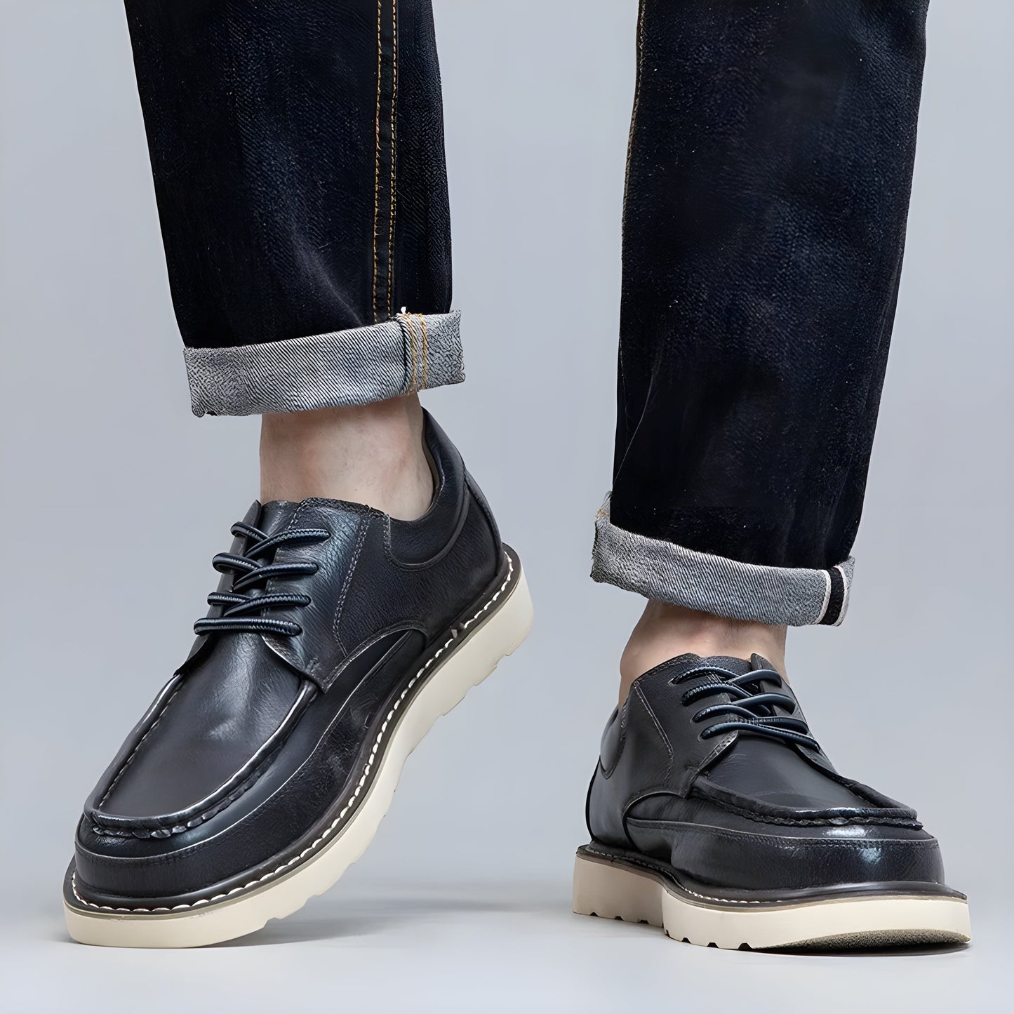 Vélandro - Lyxiga Retro Lädersneakers