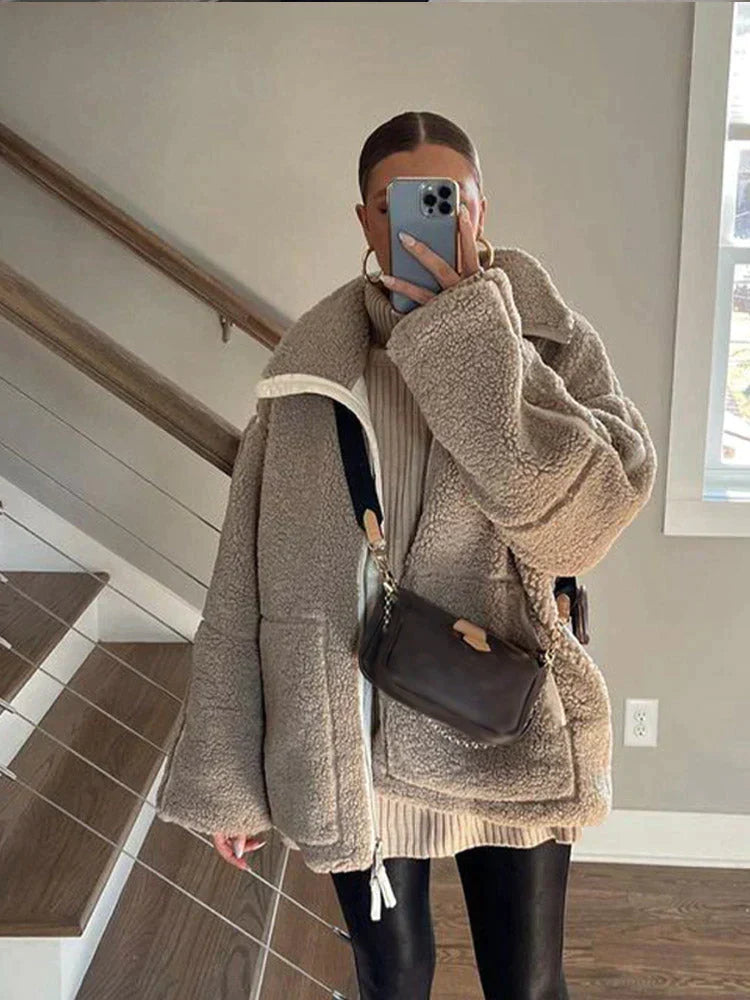 DIXIE™ OVERSIZED LAMMFODERJACKA