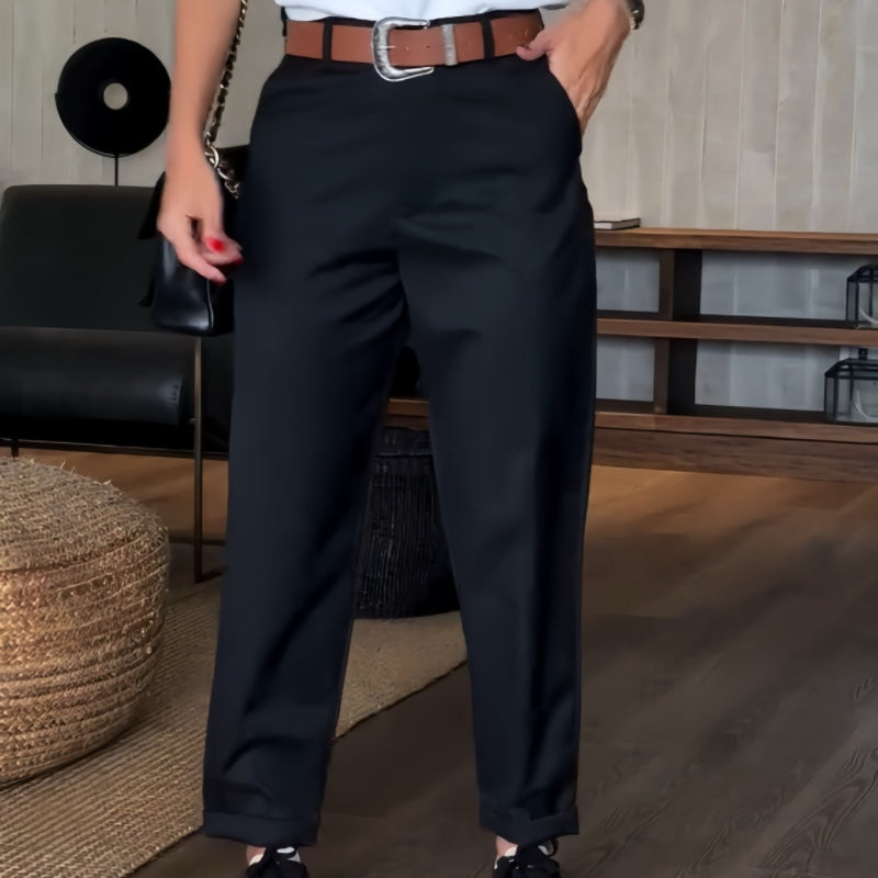 Höga Midja Blazerbyxor – Tidlös Stil för Varje Look