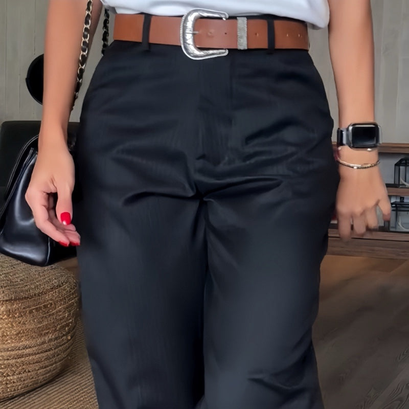 Höga Midja Blazerbyxor – Tidlös Stil för Varje Look