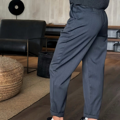 Höga Midja Blazerbyxor – Tidlös Stil för Varje Look